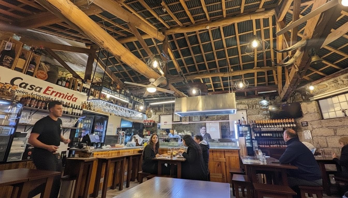 A cozy and inviting restaurant interior.